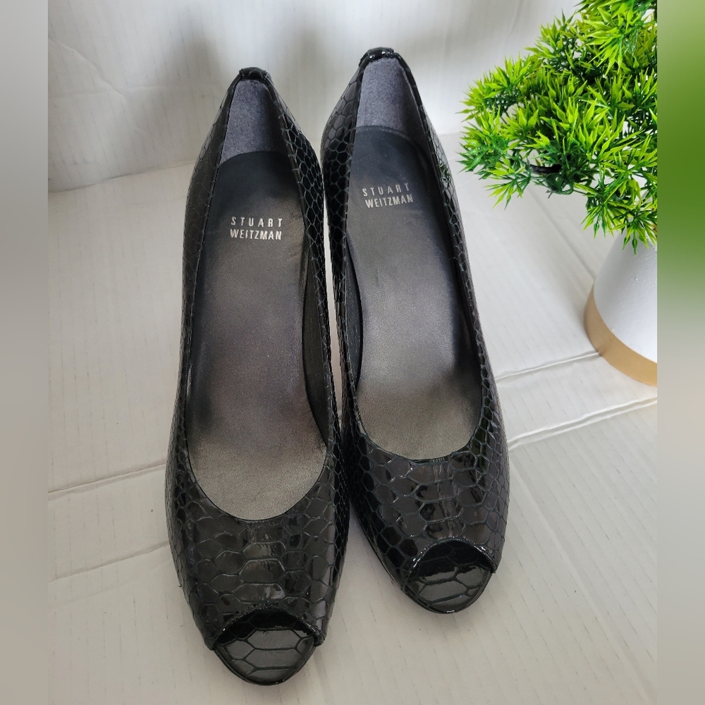 %Authentic Stuart Weitzman High Heels Black Heels… - image 7